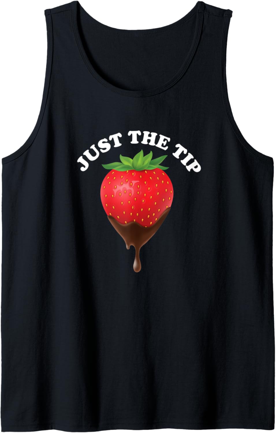Just The Tip Strawberry and Chocolate Tank Top