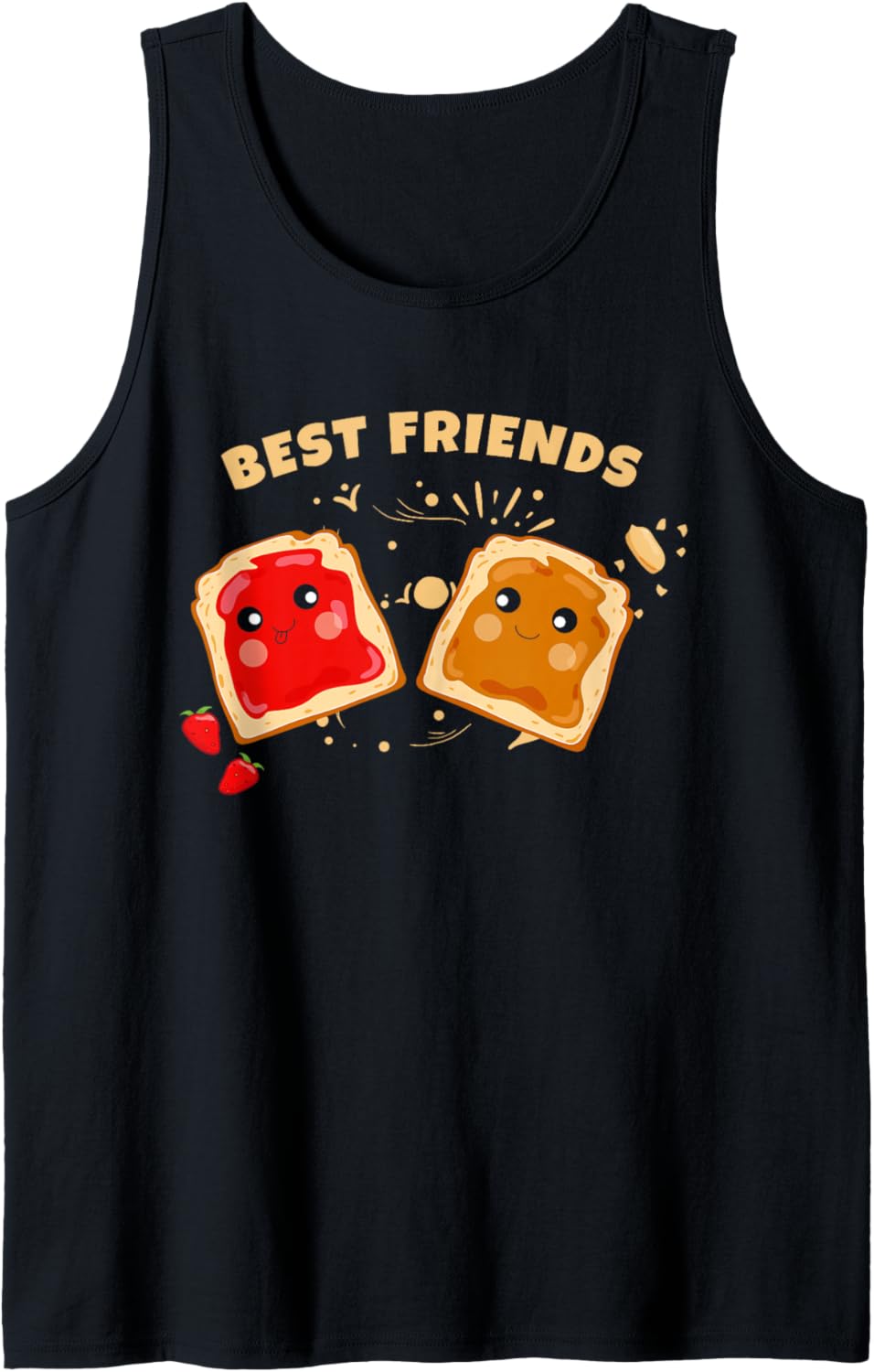 Bestfriends Peanut Butter Jelly Sandwich Love Friendship Tee Tank Top