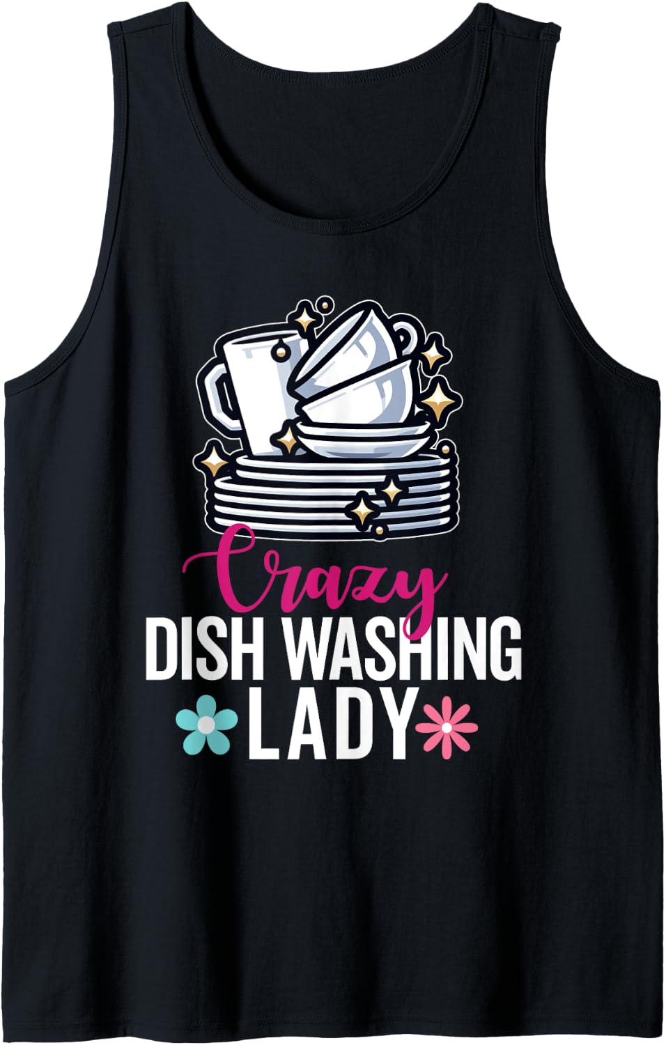 Dishwasher Appreciation For Dishwashing Girl Women Mom Tank Top