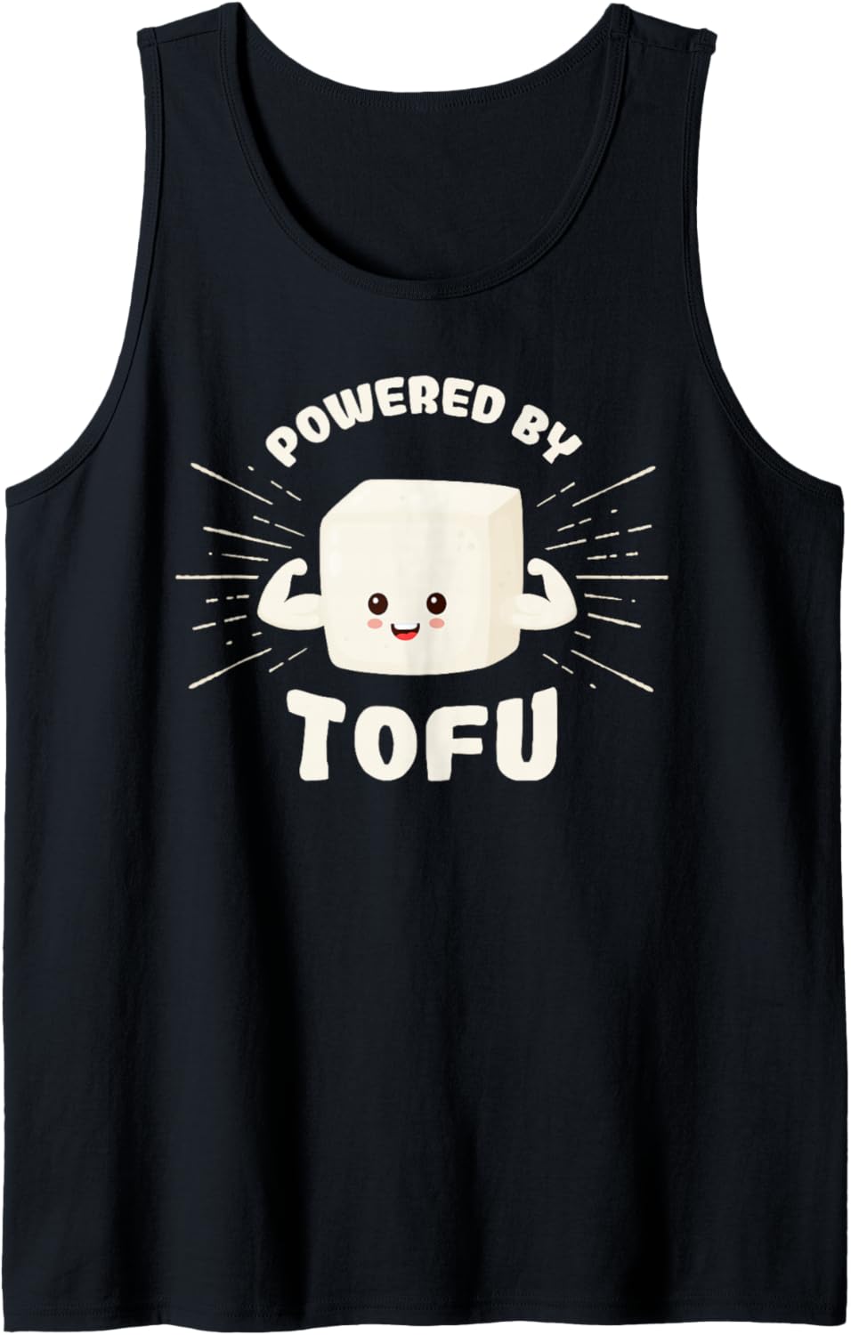 Vegan Veggie Powered By Tofu Gift Idea Vegetables Plant Food Tank Top