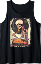 Ramen Noodles Kawaii Japan Fashion Y2K Otaku Manga Anime Tank Top