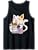 Kawaii Neko Cat Ramen Bowl Anime Japanese Noodles Tank Top