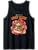 Lucky Ramen Kawaii Bear Eating Noodles Japanese Anime Tank Top