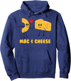 Funny Mac & Cheese Love Food Hoodie - Cute Veggie Gift Tee Pullover Hoodie