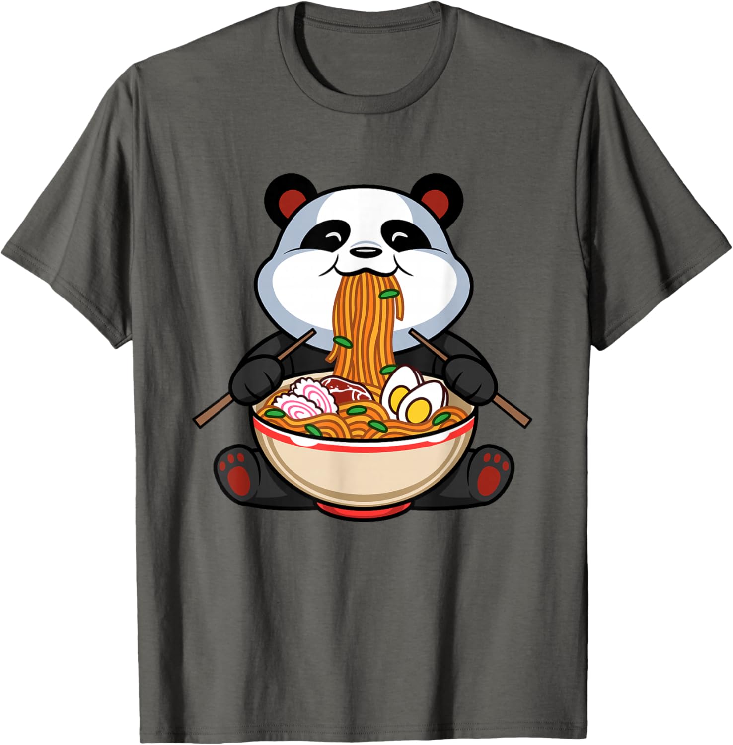 Funny Cute Kawaii Panda Ramen Noodles Japanese Anime Gift T-Shirt