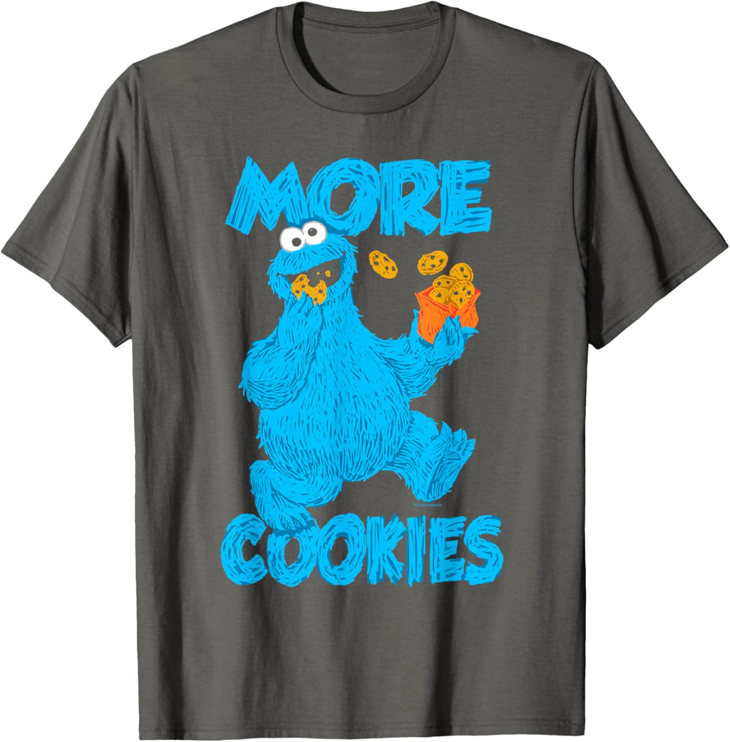 Sesame Street Cookie Monster More Cookies T-Shirt