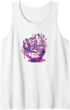 Ramen Cat Noodles Anime Japanese Food Cute Graphic Tank Top