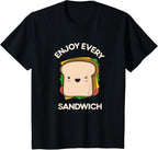 Enjoy Every Sandwich Kawaii Cute Foodie Warren Zevon Quote T-Shirt