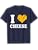 I Love Cheese T-Shirt Cheese Heart Design Tee T-Shirt