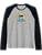 Sesame Street Cookie Monster Layers Raglan Baseball Tee