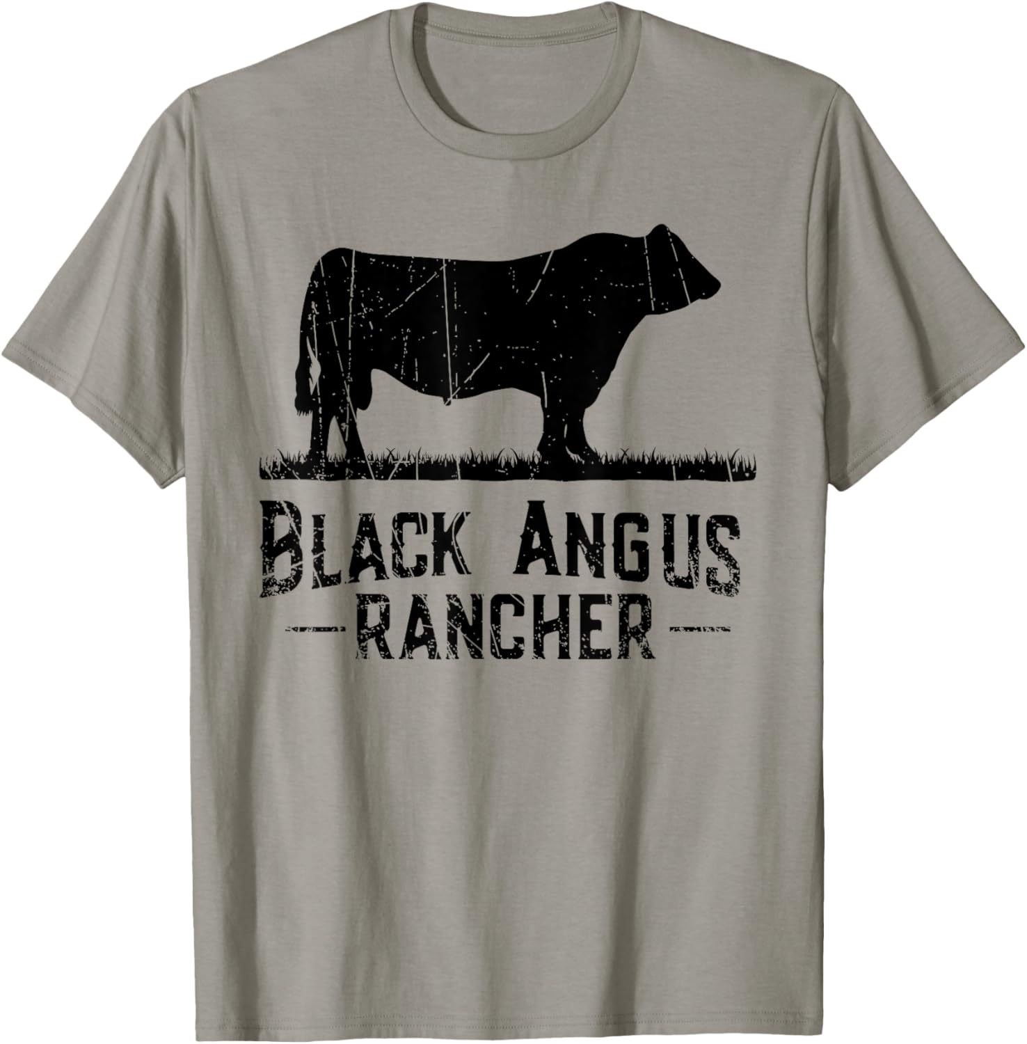 Cow Farmer Angus Rancher - Black Angus T-Shirt