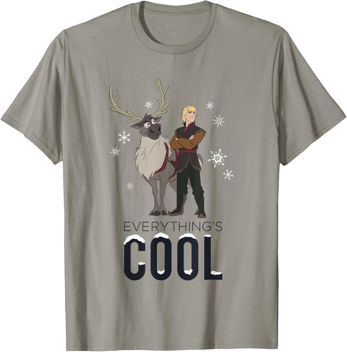 Disney Frozen 2 Sven Kristoff Everything's Cool Chest Poster T-Shirt