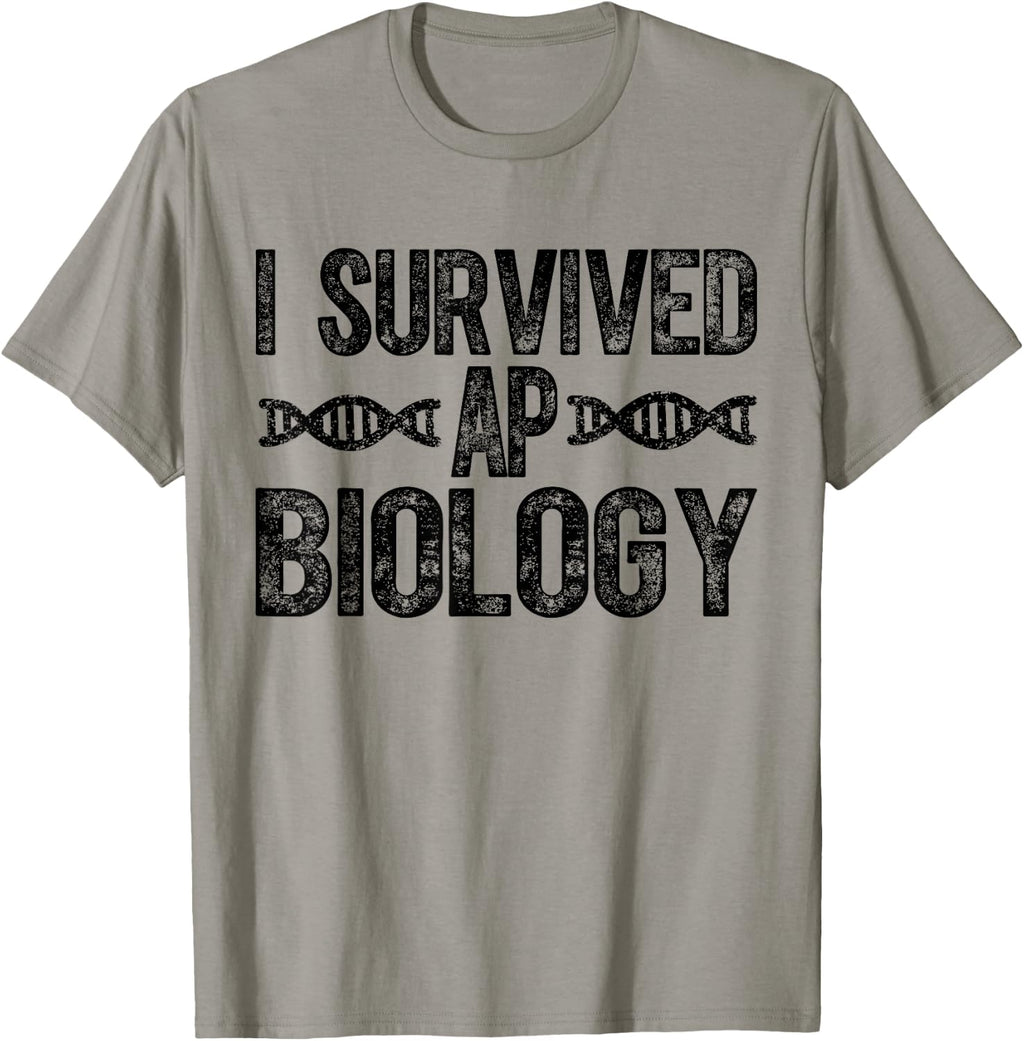 I Survived AP Biology AP Bio Exam Last Day of School T-Shirt