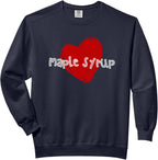 I Love Maple Syrup Gift Funny Breakfast Outfit Pancake Lover Comfort Colors Adult Sweatshirt