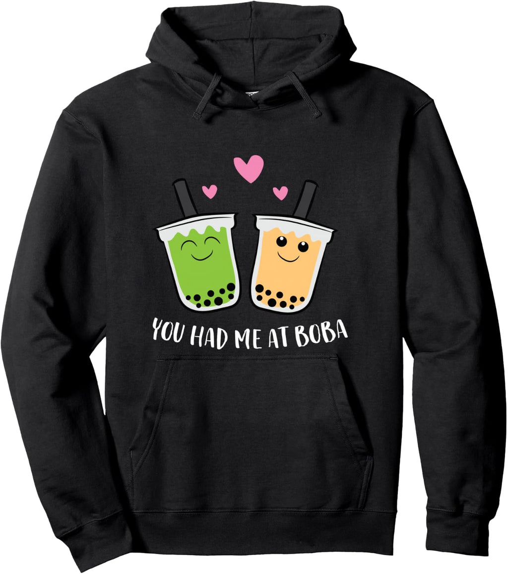 You Had Me At Boba Tea Pullover Hoodie