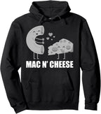 Funny Mac N' Cheese Gift For Men Women Cheesy Noodles Lovers Pullover Hoodie
