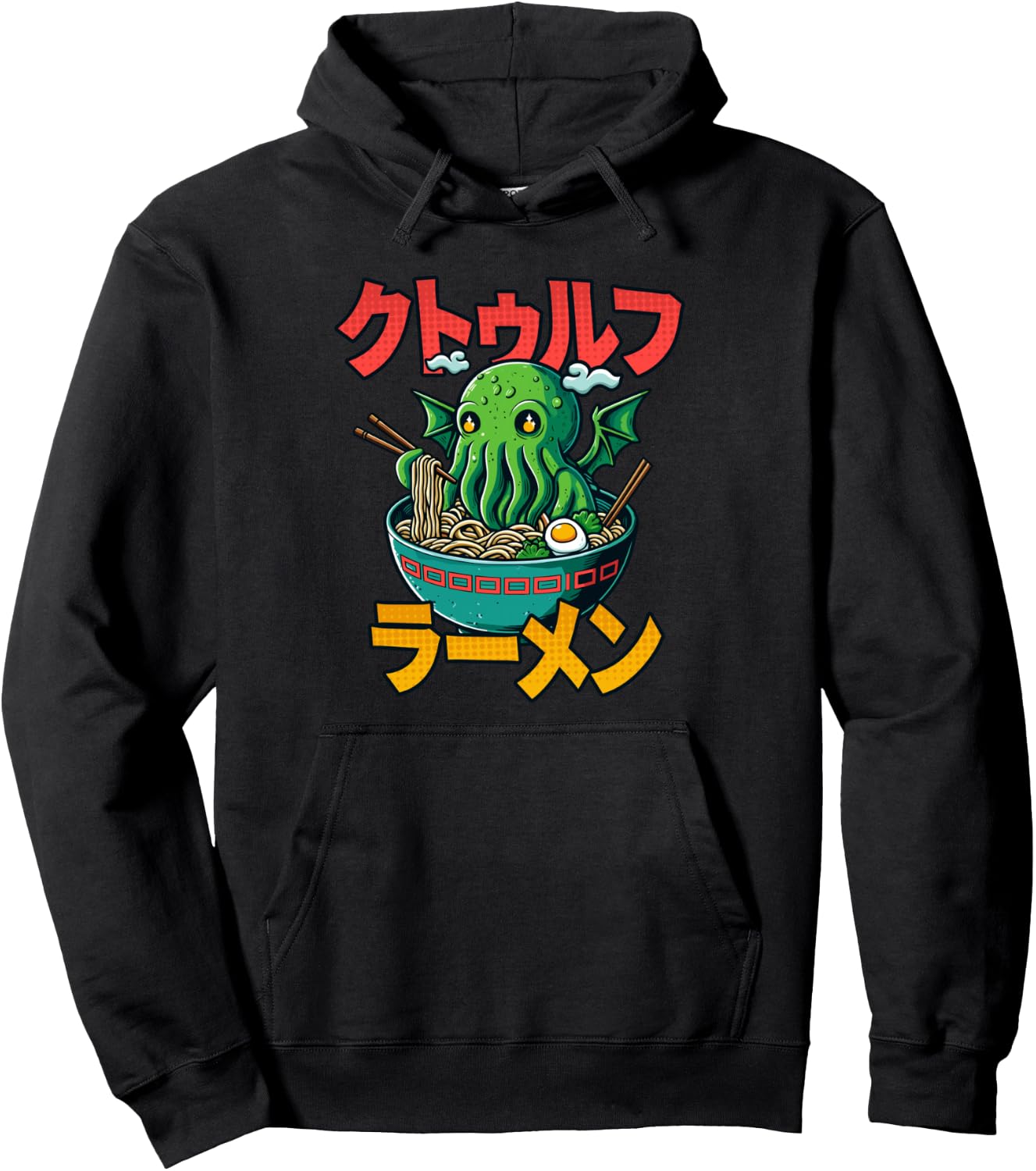 Kawaii Cthulhu Ramen Anime Otaku Manga Pullover Hoodie