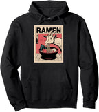 Anime Goat Manga Kawaii Otaku Neko Japanese Ramen Goat Pullover Hoodie
