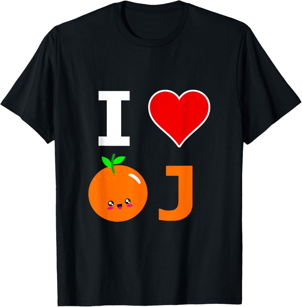 I Love OJ Orange Juice T-Shirt