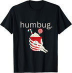 Funny Christmas Humbug Coffee Scary Grumpy Christmas T-Shirt