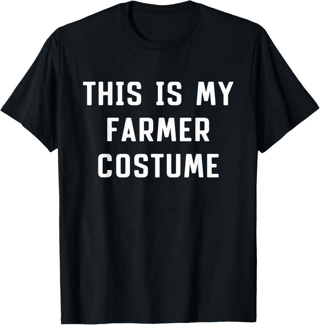 This is My Farmer Halloween Costume Lazy Easy Last Minute T-Shirt