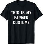 This is My Farmer Halloween Costume Lazy Easy Last Minute T-Shirt