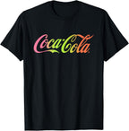 Coca Cola Rainbow Gradient Logo T-Shirt