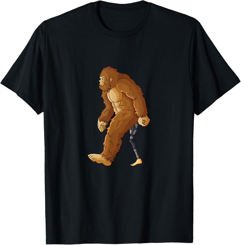 Bigfoot amputated Leg Amputee Prosthetic Leg Amputation T-Shirt