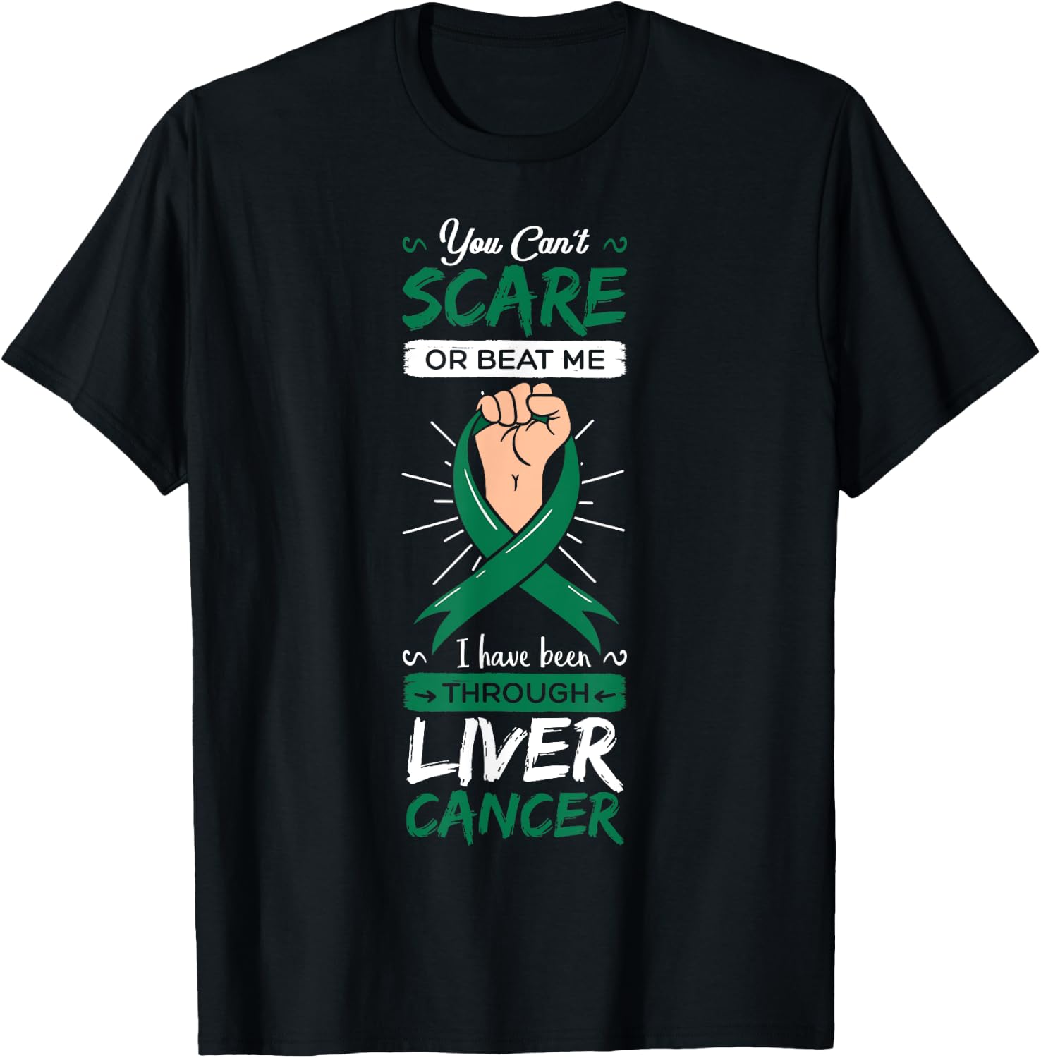 Liver Cancer Awareness Survivor Primary Hepatic Patient Gift T-Shirt