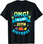 20 Year Old shirt OMG It's My 20th Birthday T-Shirt