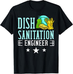 Dishwasher Dishwashing Gift Job Dish Washing T-Shirt