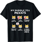 Shiba Inu Bubble Tea for a Kawaii Japan Friends Boba Tea T-Shirt