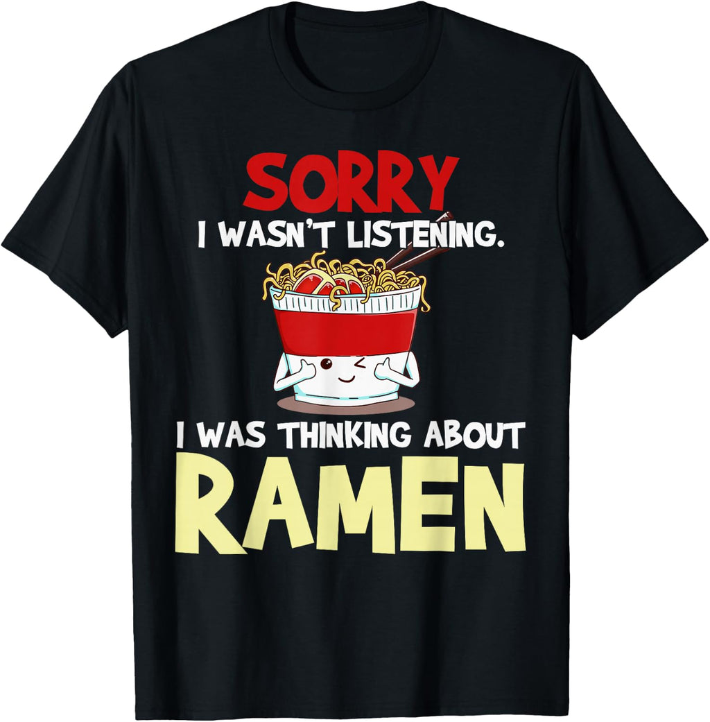 Ramen Japanese Noodles Funny Gift Short Sleeve T-Shirt