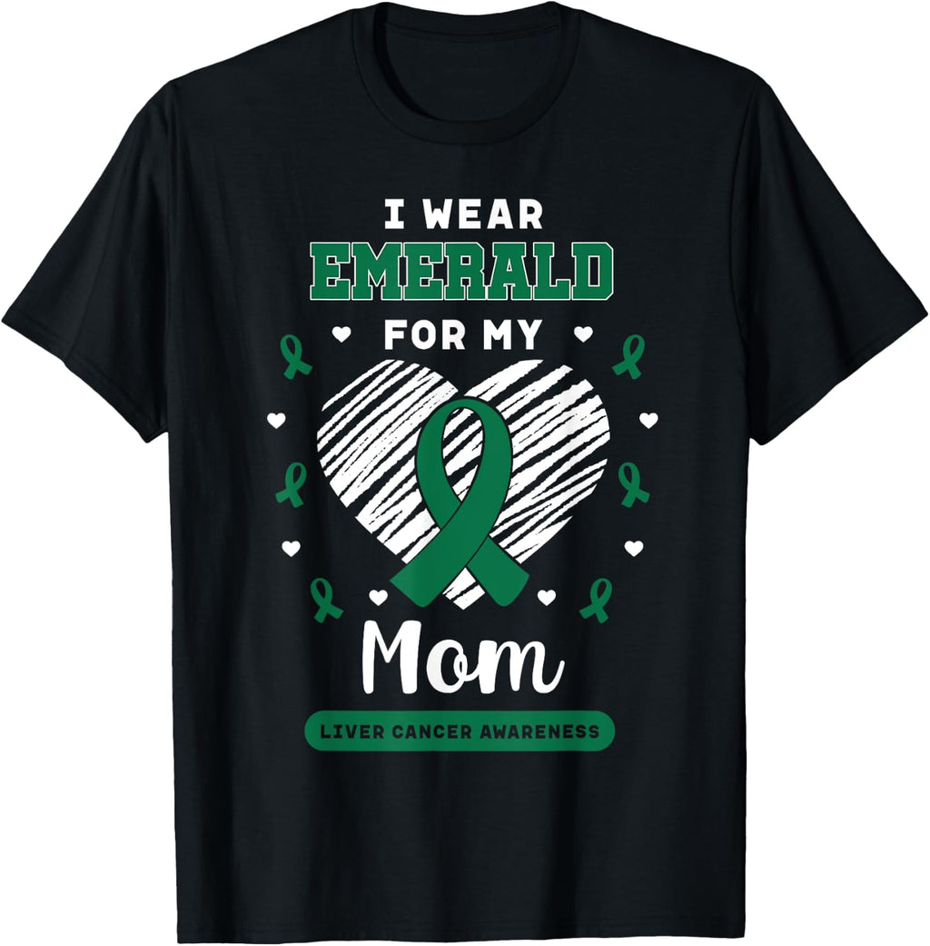 Liver Cancer Awareness Primary Hepatic Daughter Son Gift T-Shirt