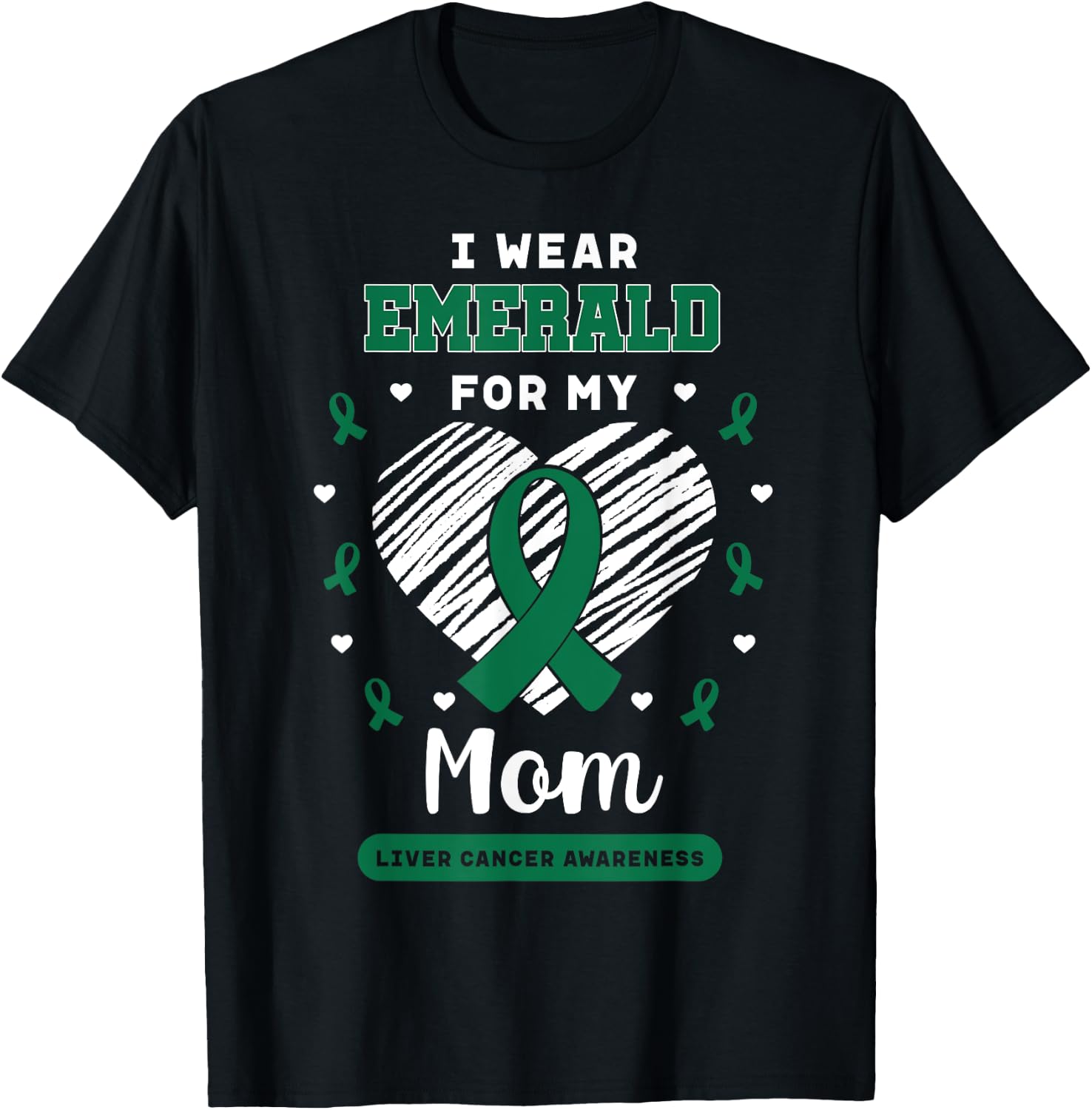 Liver Cancer Awareness Primary Hepatic Daughter Son Gift T-Shirt