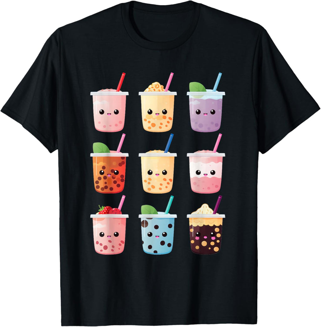 Kawaii Bubble Tea Boba Tea Lover T-Shirt