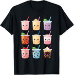 Kawaii Bubble Tea Boba Tea Lover T-Shirt