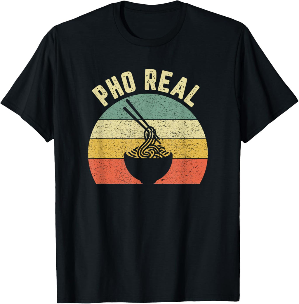 Pho Noodles Shirt Vietnamese Food Funny Chef Soup Pho Real T-Shirt