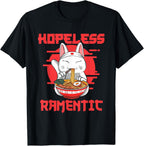 Hopeless Ramentic - Kawaii Japanese Noodles Ramen Lover T-Shirt