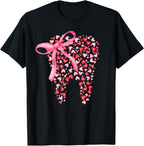 Dental Squad Valentines Cute Heart Teeth Dental Hygienist T-Shirt