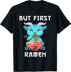 But First Ramen Baphomet Anime Noodle Soup T-Shirt