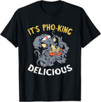 Funny Food Pun It's Pho Octopus Ramen Noodle Asian Food T-Shirt