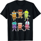 Boba Tapioca Pearls Bubble Milk Tea Drink Tea-Based Gift T-Shirt