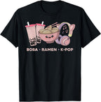 Kawaii Kpop Boba Ramen K-Pop Anime K Pop T-Shirt