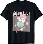 Kawaii Mochi Ice Cream Cute Japanese Foodie Graphic T-Shirt