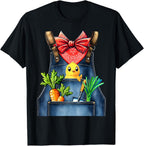 Farmer Halloween Costume Funny Pretend I'm A Farmer Overalls T-Shirt