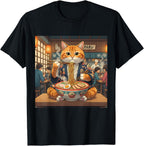 Cute Ramen Neko Anime Japanese Noodle Lover for Men Women T-Shirt