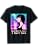 Japanese Vaporwave Aesthetic Sad Face Anime Girl T-Shirt