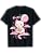 Cat Eating Ramen Kawaii Pink Anime T-Shirt