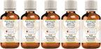 Greenwood Essential Pure Organic Argan (Moroccan) Oil (Argania spinosa) Cold Pressed (Pack of Five) 100ml X 5 (16.9 oz)